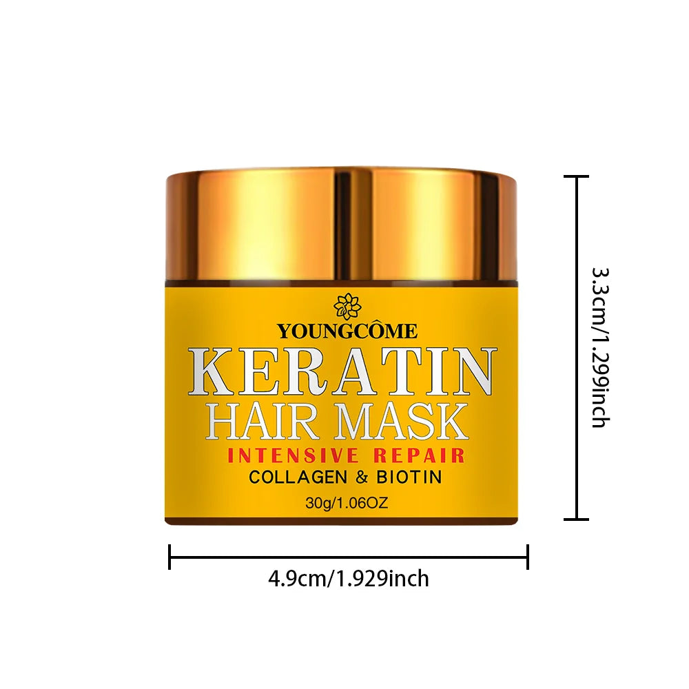 Hair Repair Mask with Biotin, Collagen & Keratin – Deep Nourishing Treatment for Dry & Damaged Hair